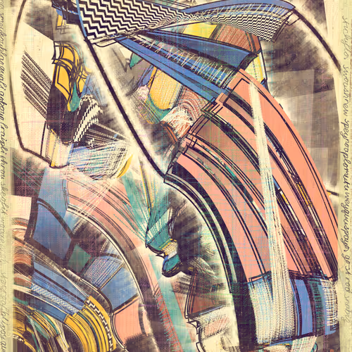 Amplitudes Of Canvas By Harvey Rayner