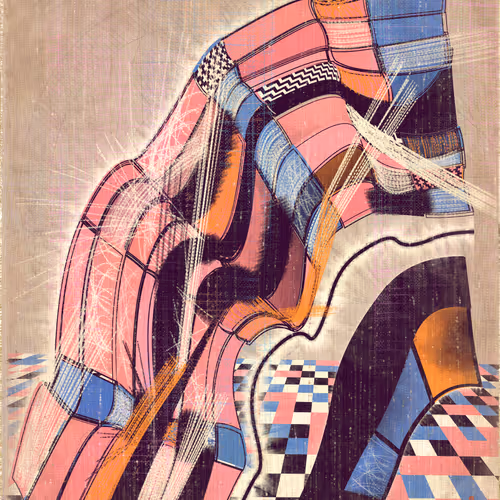 Amplitudes Of Canvas By Harvey Rayner