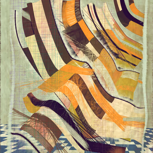 Amplitudes Of Canvas By Harvey Rayner
