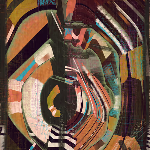 Amplitudes Of Canvas By Harvey Rayner