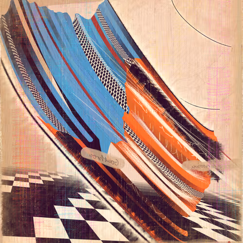 Amplitudes Of Canvas By Harvey Rayner