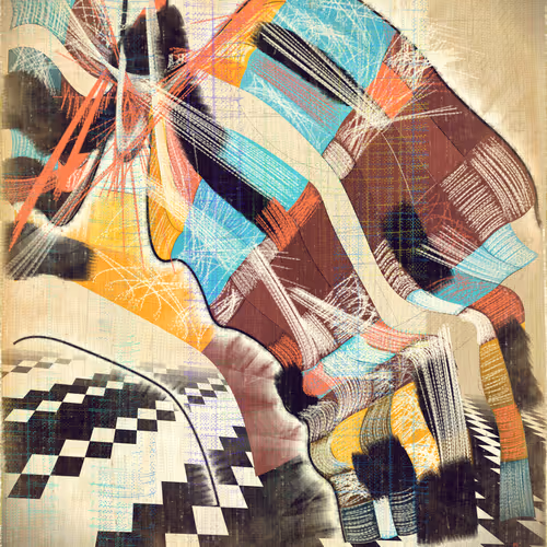 Amplitudes Of Canvas By Harvey Rayner