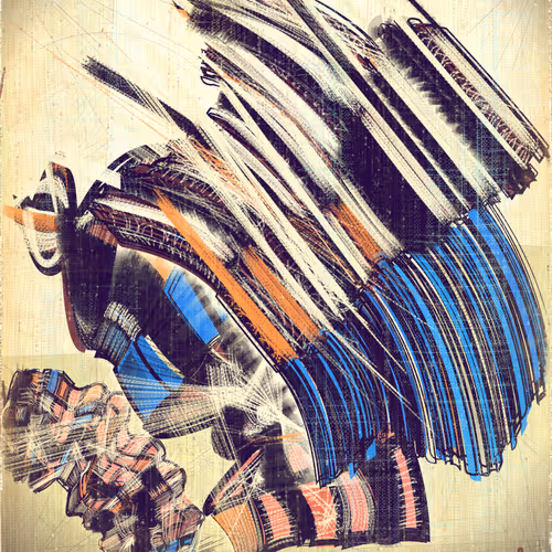 Amplitudes Of Canvas By Harvey Rayner