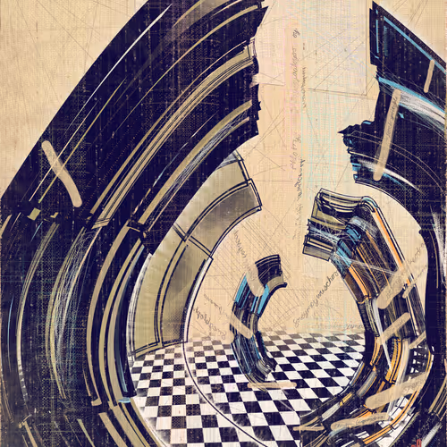 Amplitudes Of Canvas By Harvey Rayner