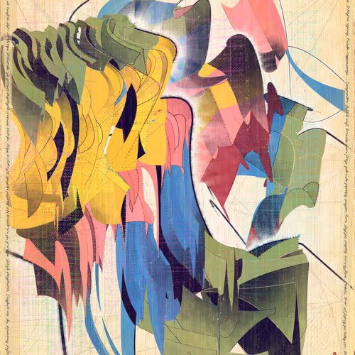 Amplitudes Of Canvas By Harvey Rayner