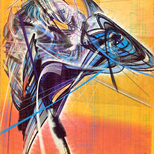 Amplitudes Of Canvas By Harvey Rayner