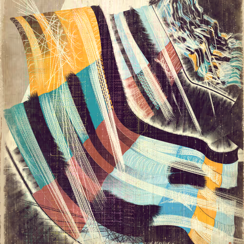 Amplitudes Of Canvas By Harvey Rayner