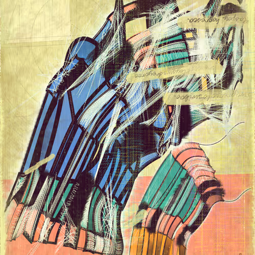 Amplitudes Of Canvas By Harvey Rayner