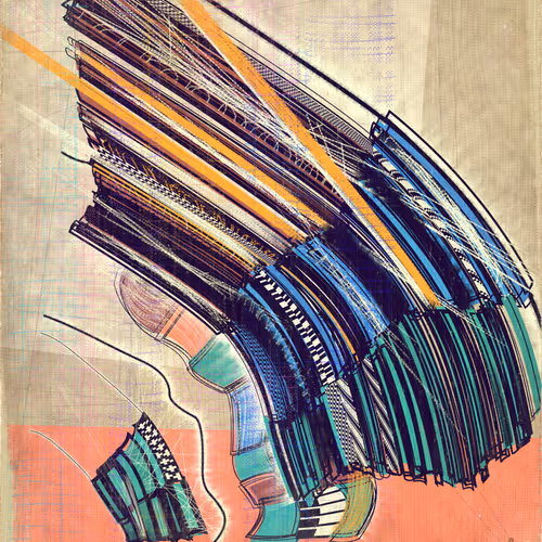 Amplitudes Of Canvas By Harvey Rayner