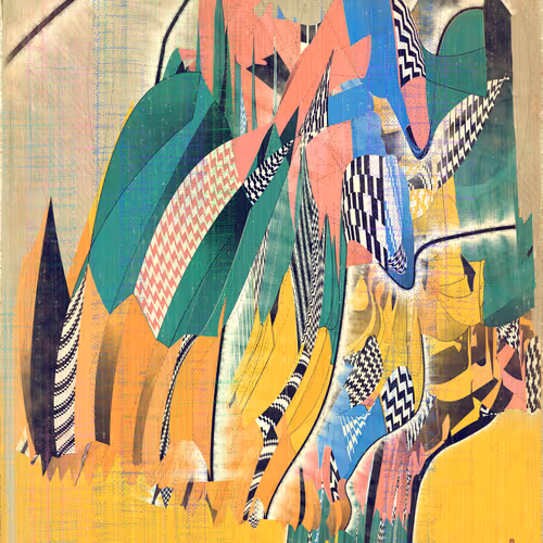Amplitudes Of Canvas By Harvey Rayner