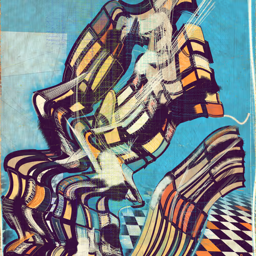Amplitudes Of Canvas By Harvey Rayner
