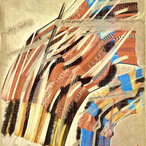 Amplitudes Of Canvas By Harvey Rayner