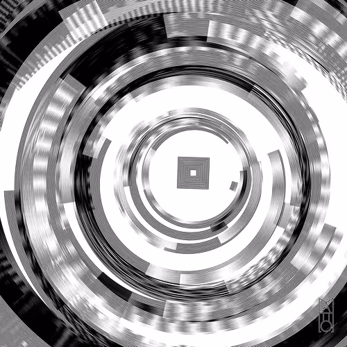 At The Still Point Of The Turning World Algorithmic Self Portrait 2025 By Matto