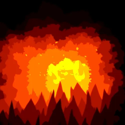 A Fire Burns