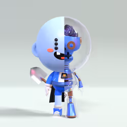 Happy Robot Friends #58