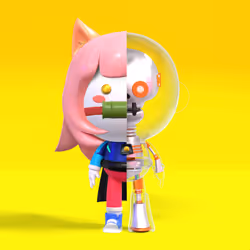 Happy Robot Friends #45