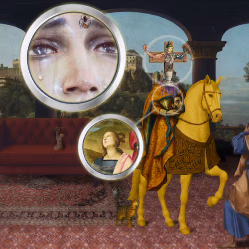 The Pilgrims Living Room Crucifixion Mona Lisa Hyper Gamble By Parker Ito