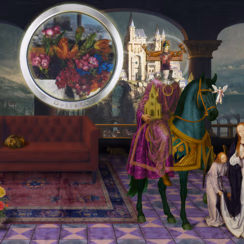 The Pilgrims Living Room Crucifixion Mona Lisa Hyper Gamble By Parker Ito