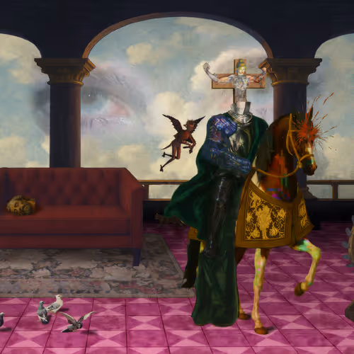 The Pilgrims Living Room Crucifixion Mona Lisa Hyper Gamble By Parker Ito