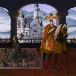 The Pilgrim’s Living Room Crucifixion; Mona Lisa Hyper-Gamble #106