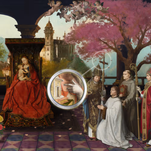 The Pilgrims Living Room Crucifixion Mona Lisa Hyper Gamble By Parker Ito
