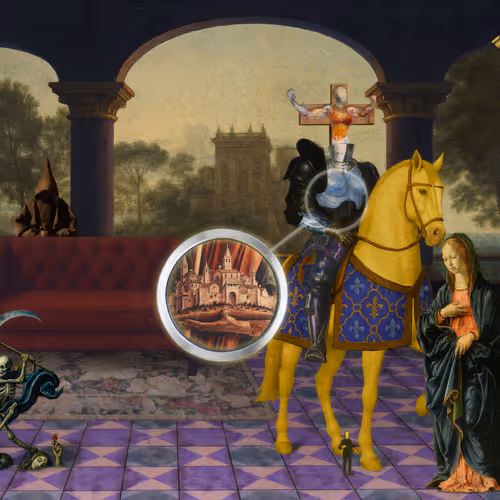 The Pilgrims Living Room Crucifixion Mona Lisa Hyper Gamble By Parker Ito