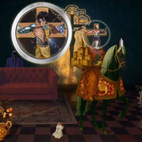 The Pilgrims Living Room Crucifixion Mona Lisa Hyper Gamble By Parker Ito