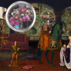 The Pilgrim’s Living Room Crucifixion; Mona Lisa Hyper-Gamble #65