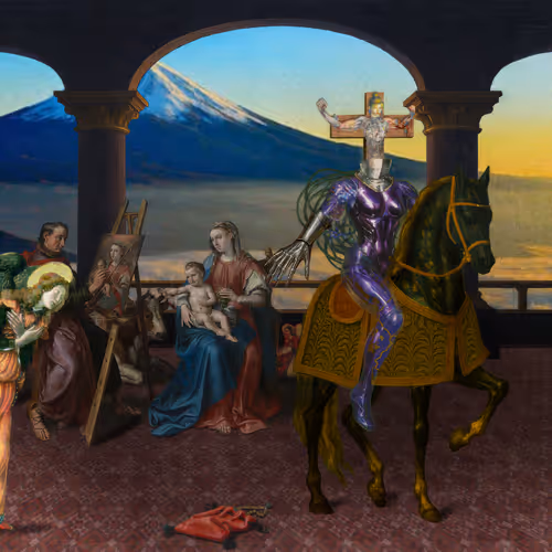 The Pilgrims Living Room Crucifixion Mona Lisa Hyper Gamble By Parker Ito