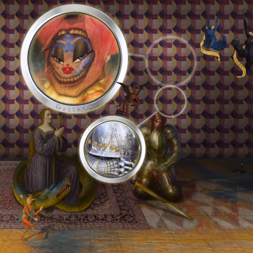 The Pilgrims Living Room Crucifixion Mona Lisa Hyper Gamble By Parker Ito