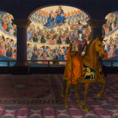 The Pilgrim’s Living Room Crucifixion; Mona Lisa Hyper-Gamble #81