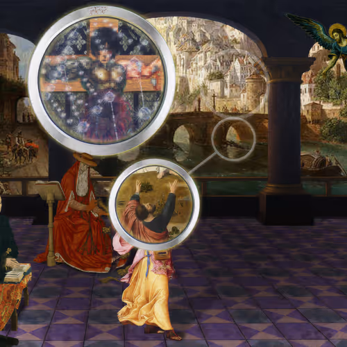 The Pilgrim’s Living Room Crucifixion; Mona Lisa Hyper-Gamble #218