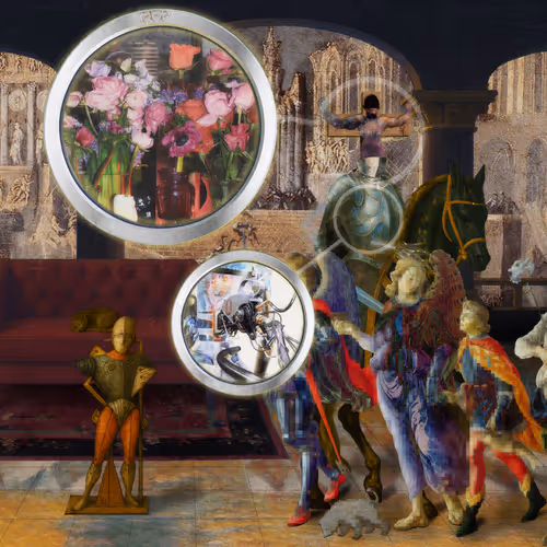 The Pilgrim’s Living Room Crucifixion; Mona Lisa Hyper-Gamble #35