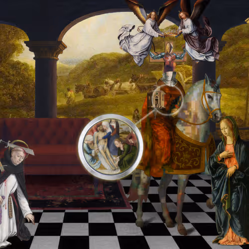 The Pilgrims Living Room Crucifixion Mona Lisa Hyper Gamble By Parker Ito