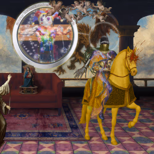 The Pilgrim’s Living Room Crucifixion; Mona Lisa Hyper-Gamble #37