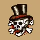 Skull Top Hat