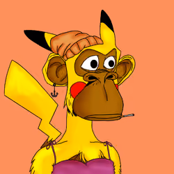 Pikachu Ape Yacht Club #637