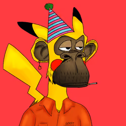 Pikachu Ape Yacht Club #868