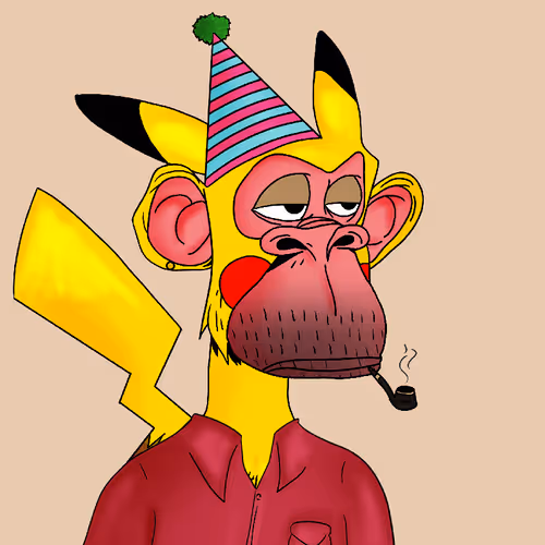 Pikachu Ape Yacht Club #135