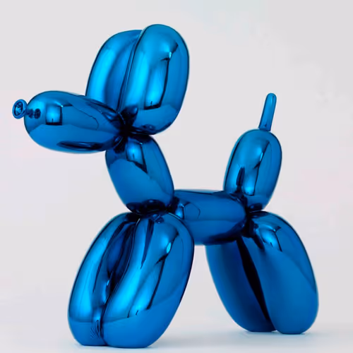 Broken Balloon Dog Blue By Devotion
