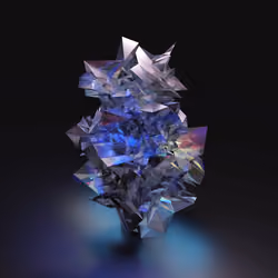 "CMYK Crystal Asymmetry" (2021)