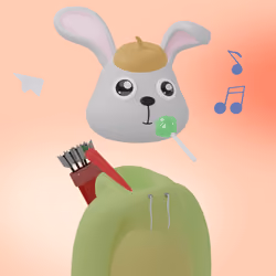 Squiggles Pet #1538