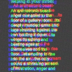 The sound of something leaping at your throat