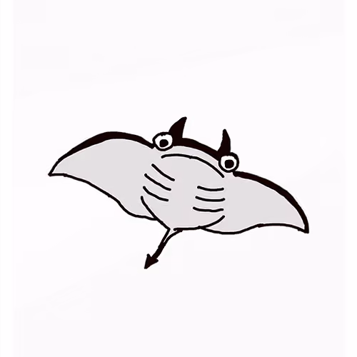 Moody Manta Ray