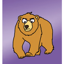 Grouchy Grizzly Bear