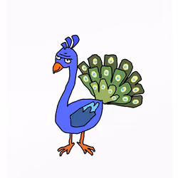 Provocative Peacock