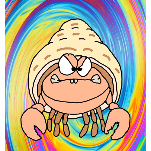 Hostile Hermit Crab