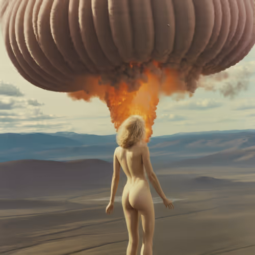 Parachute Nude by Korbinian Vogt