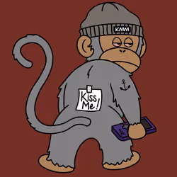Kiss Me Monkey #7285