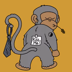 Kiss Me Monkey #3384